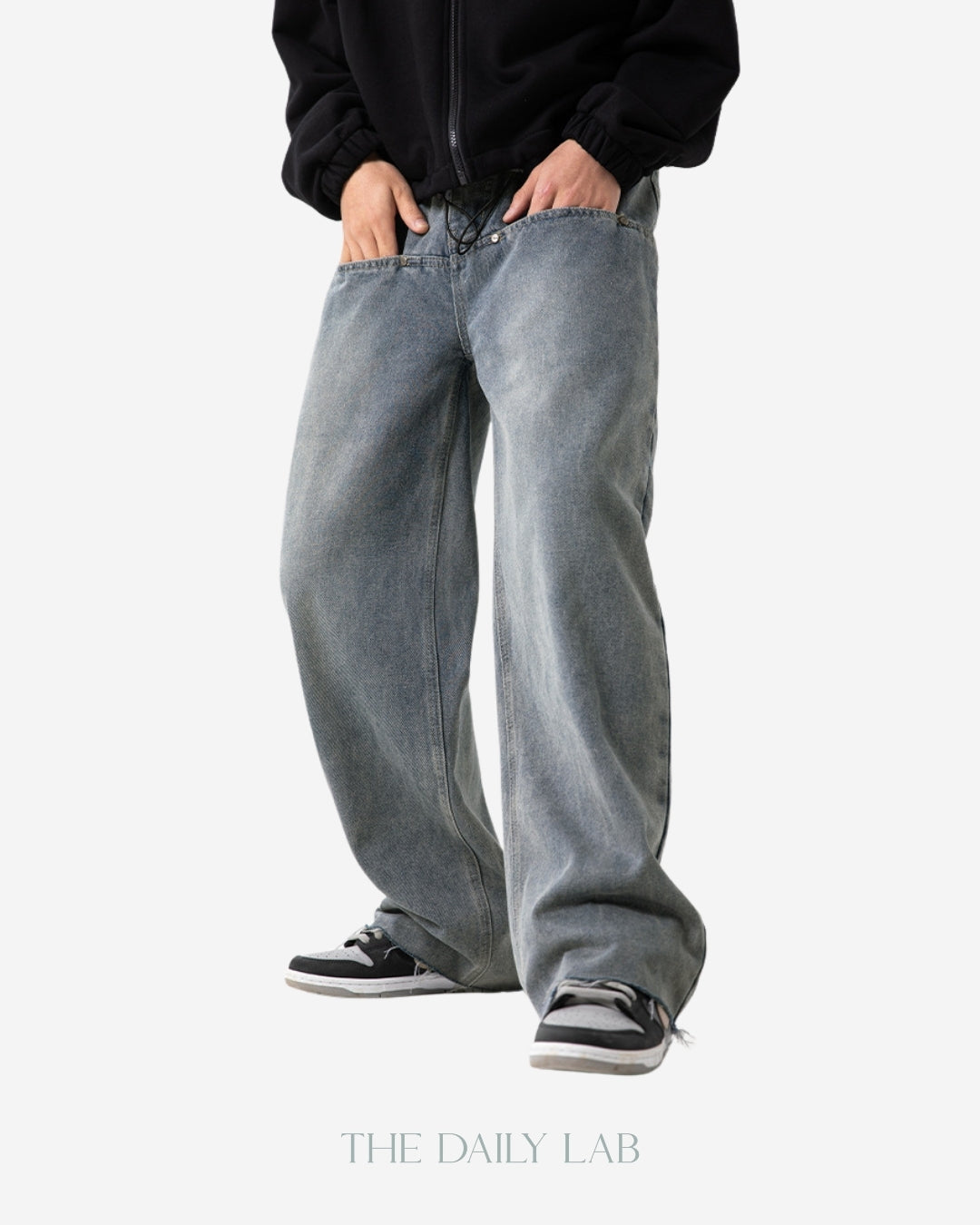 Vintage Washed Jeans in Blue