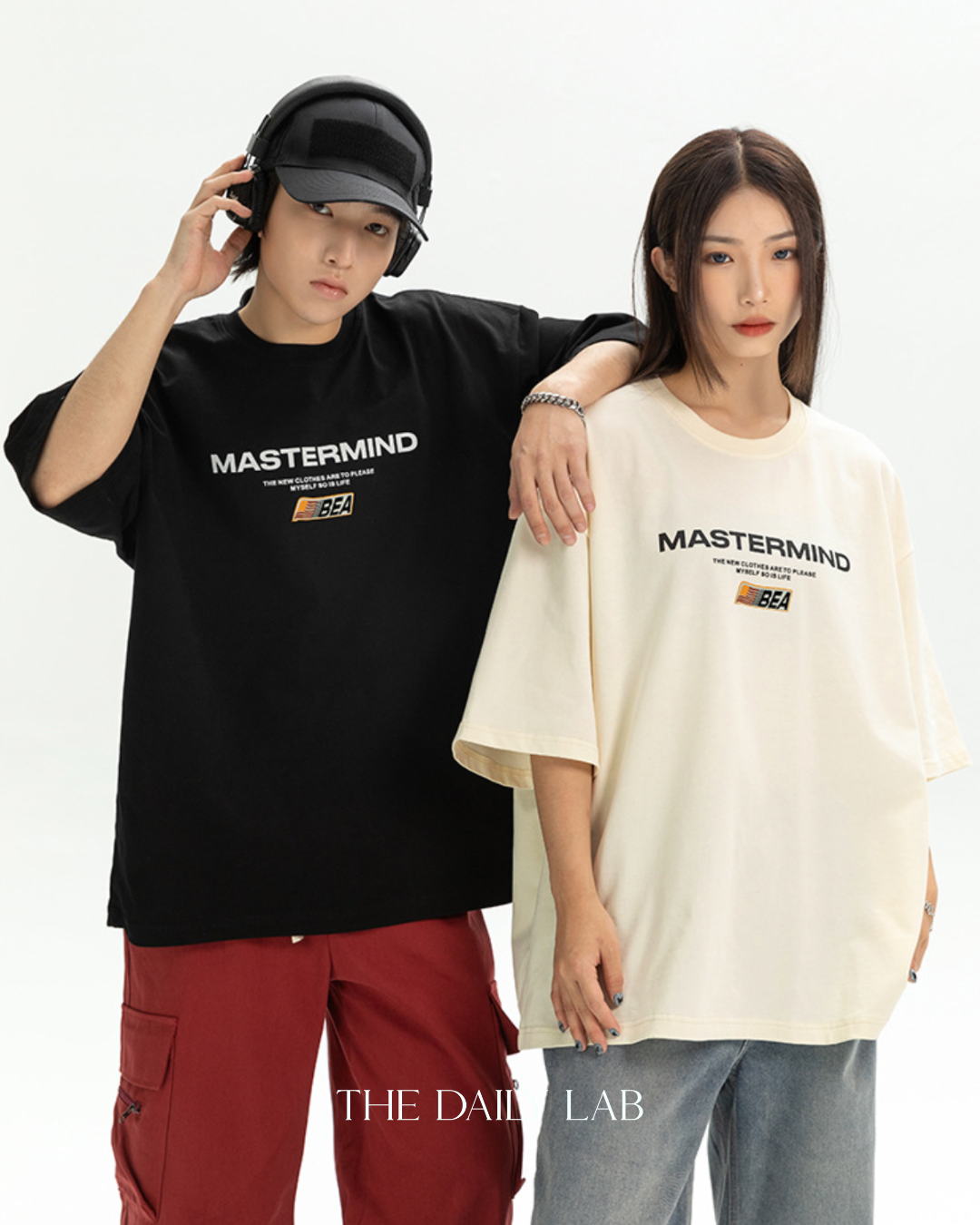 Mastermind Loose Tee in Black