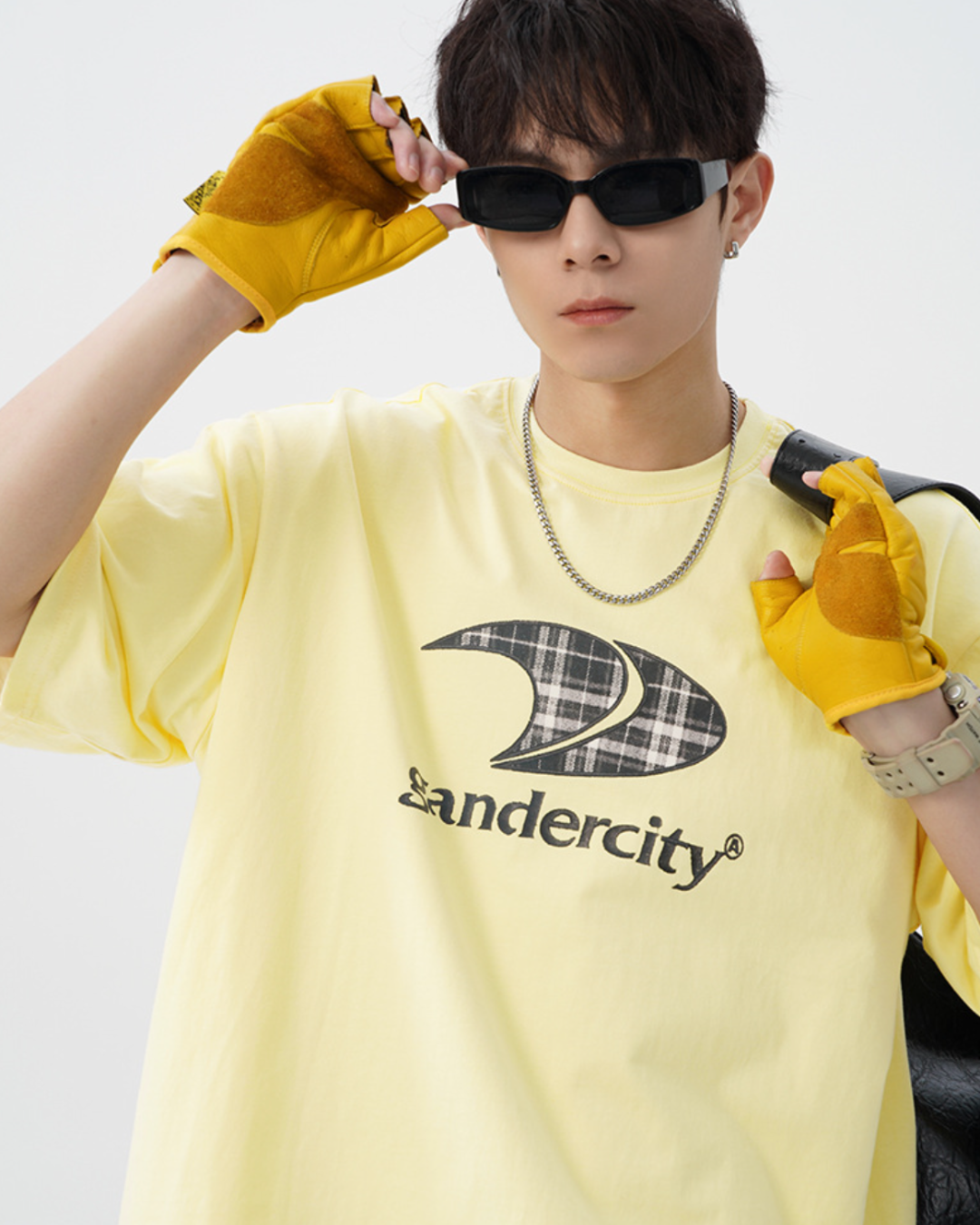 Gander Cotton Tee in Yellow