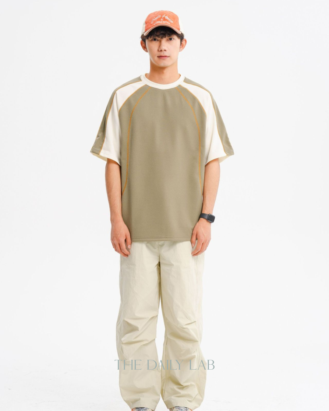 Lazy Street Crewneck Tee in Green