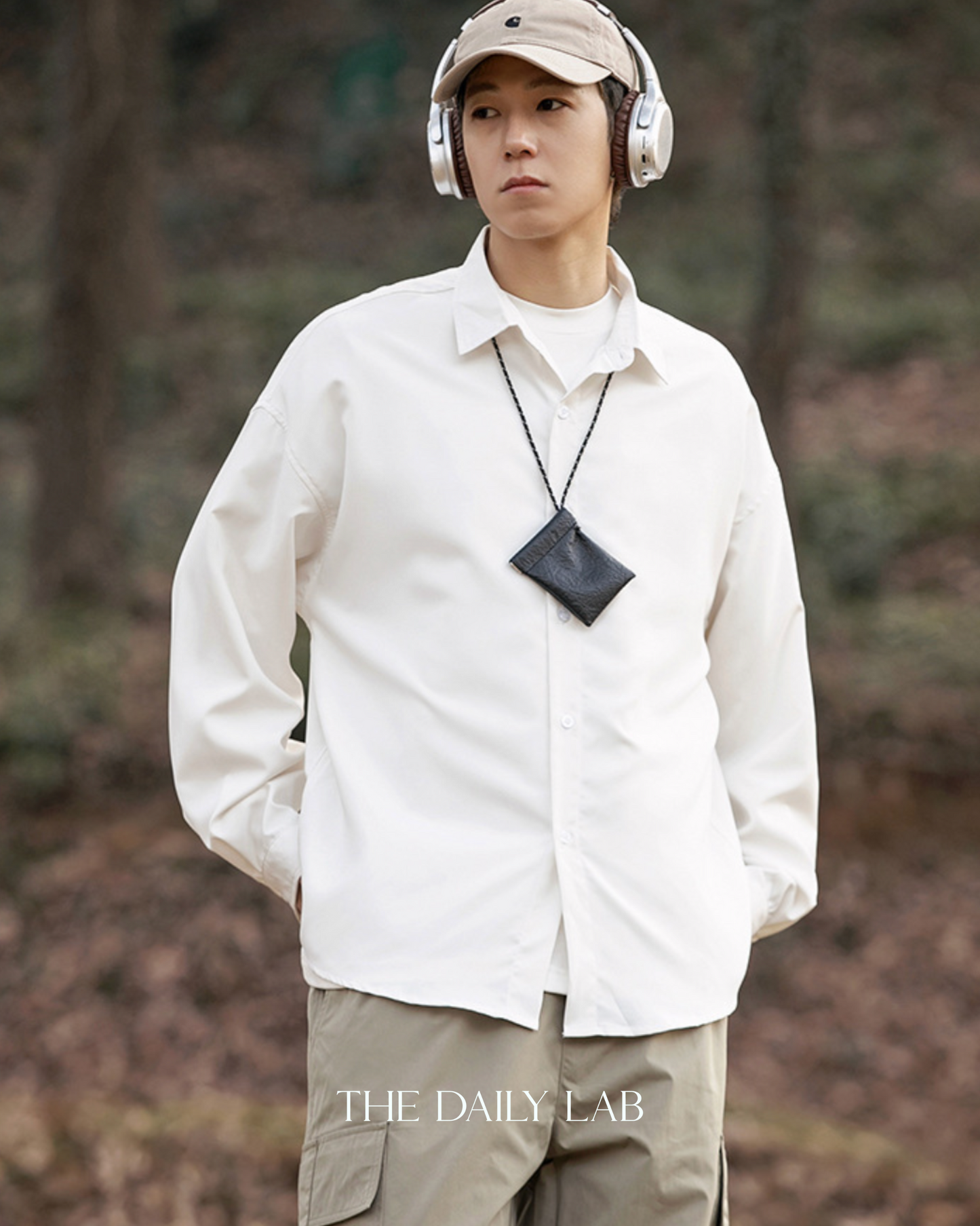 Urban Silk Swagger Shirt in White