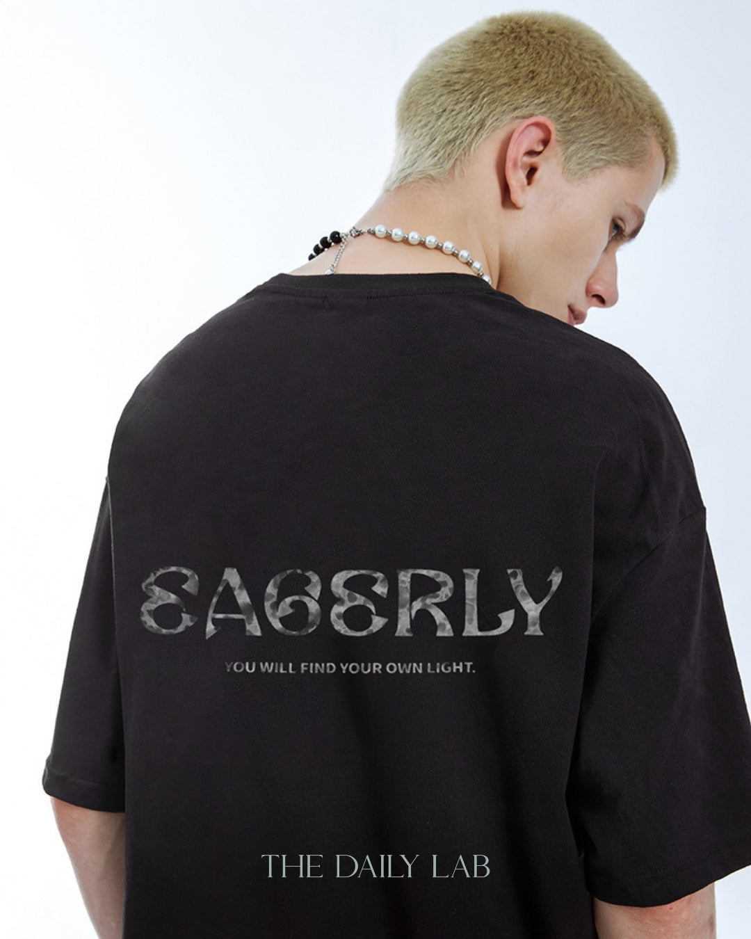 Eagerly Oversized Tee in Black