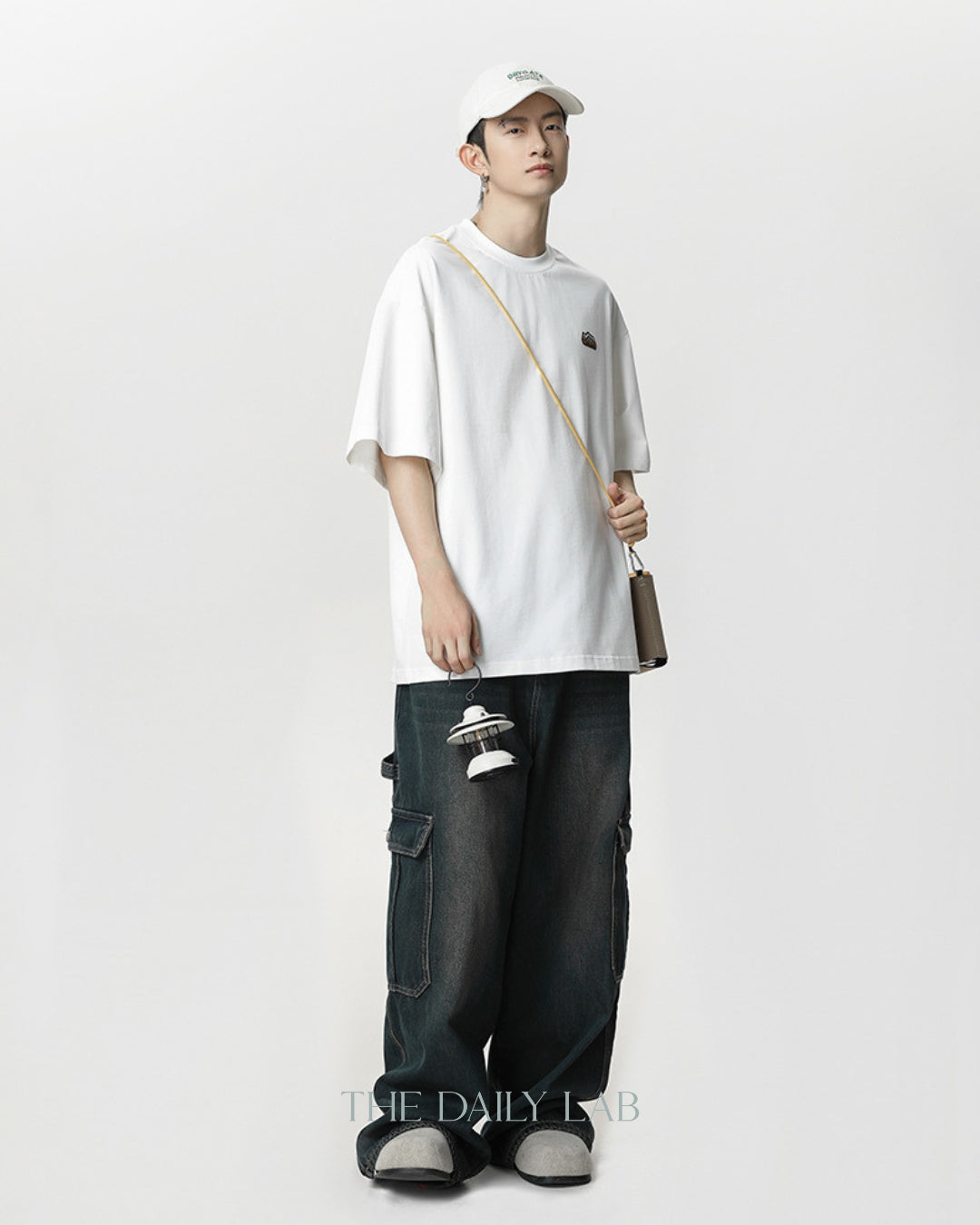 Orient Cotton Tee in White