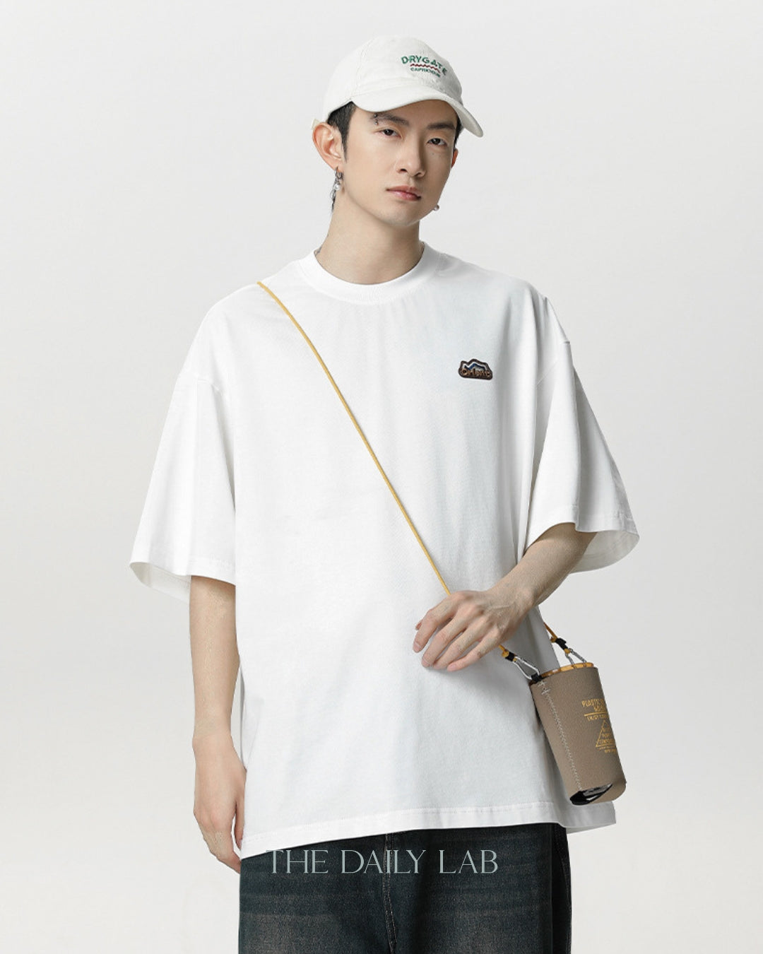 Orient Cotton Tee in White