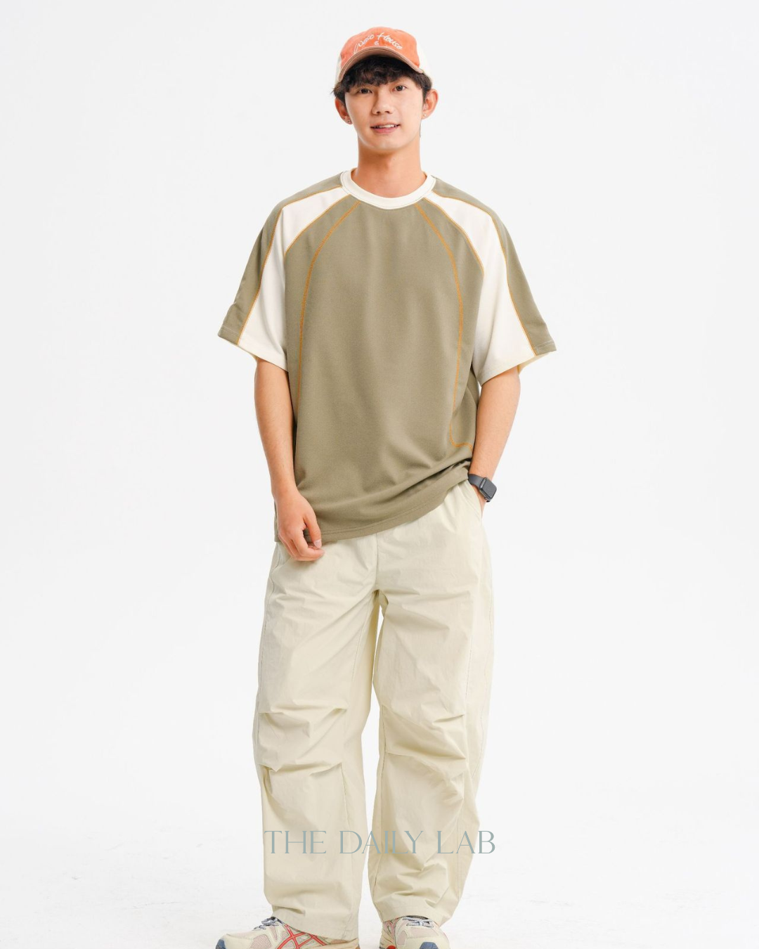 Lazy Street Crewneck Tee in Green