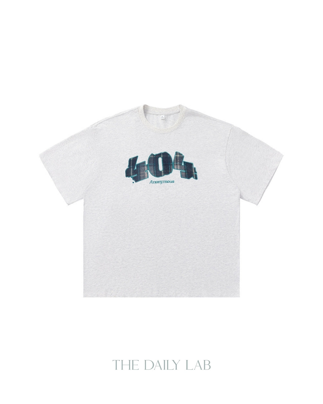 404 Anonymous Cotton Tee in Grey