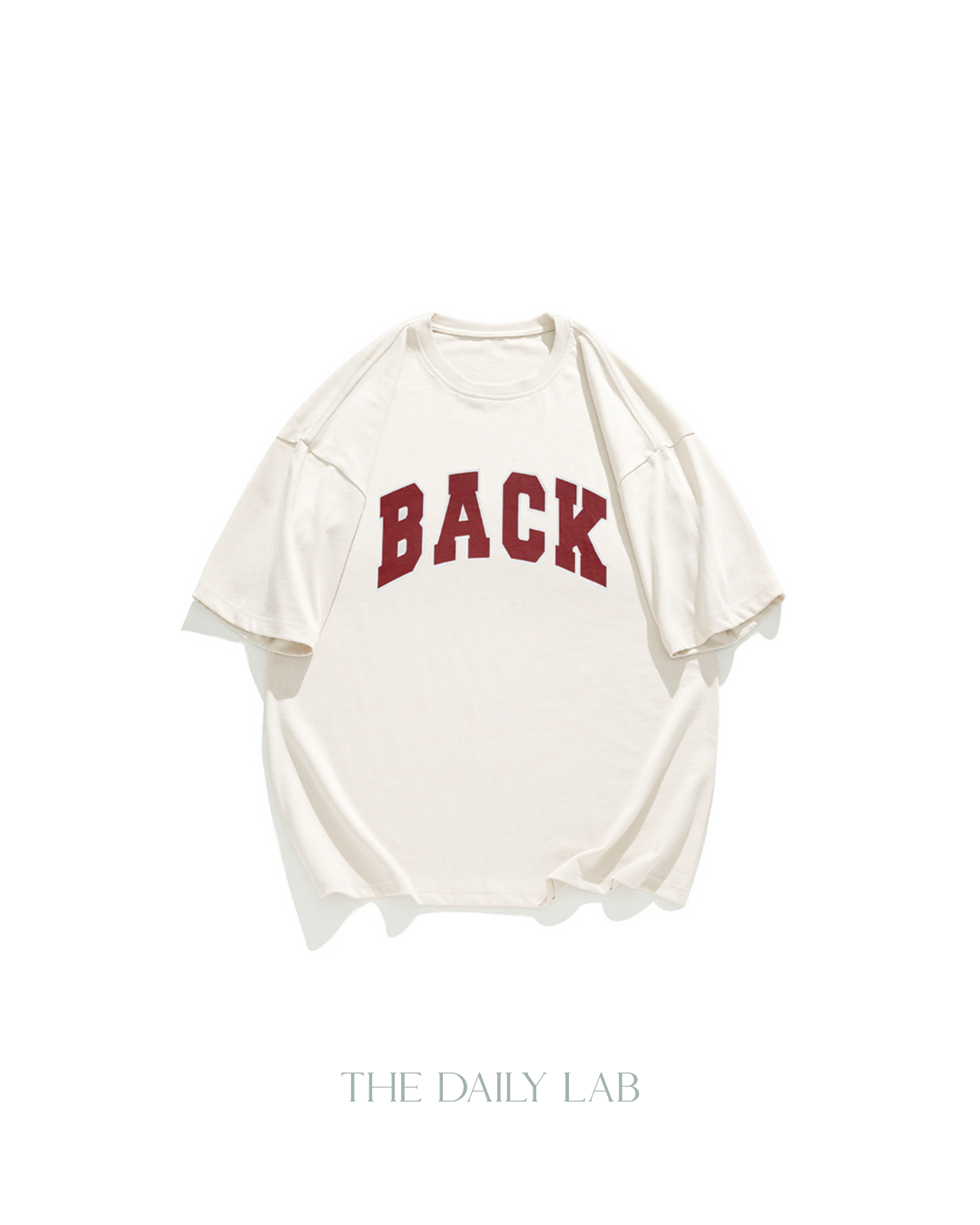 BACK Cotton Tee in Beige