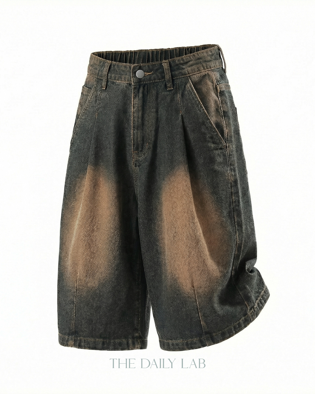 Archive Fade Denim Shorts in Vintage Blue