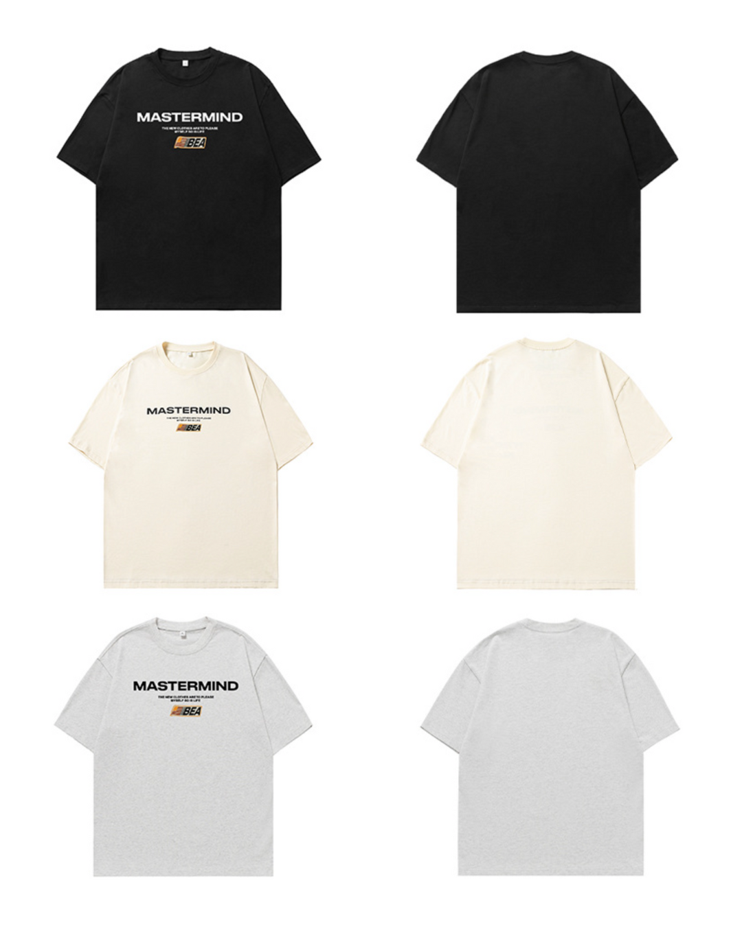 Mastermind Loose Tee in Black