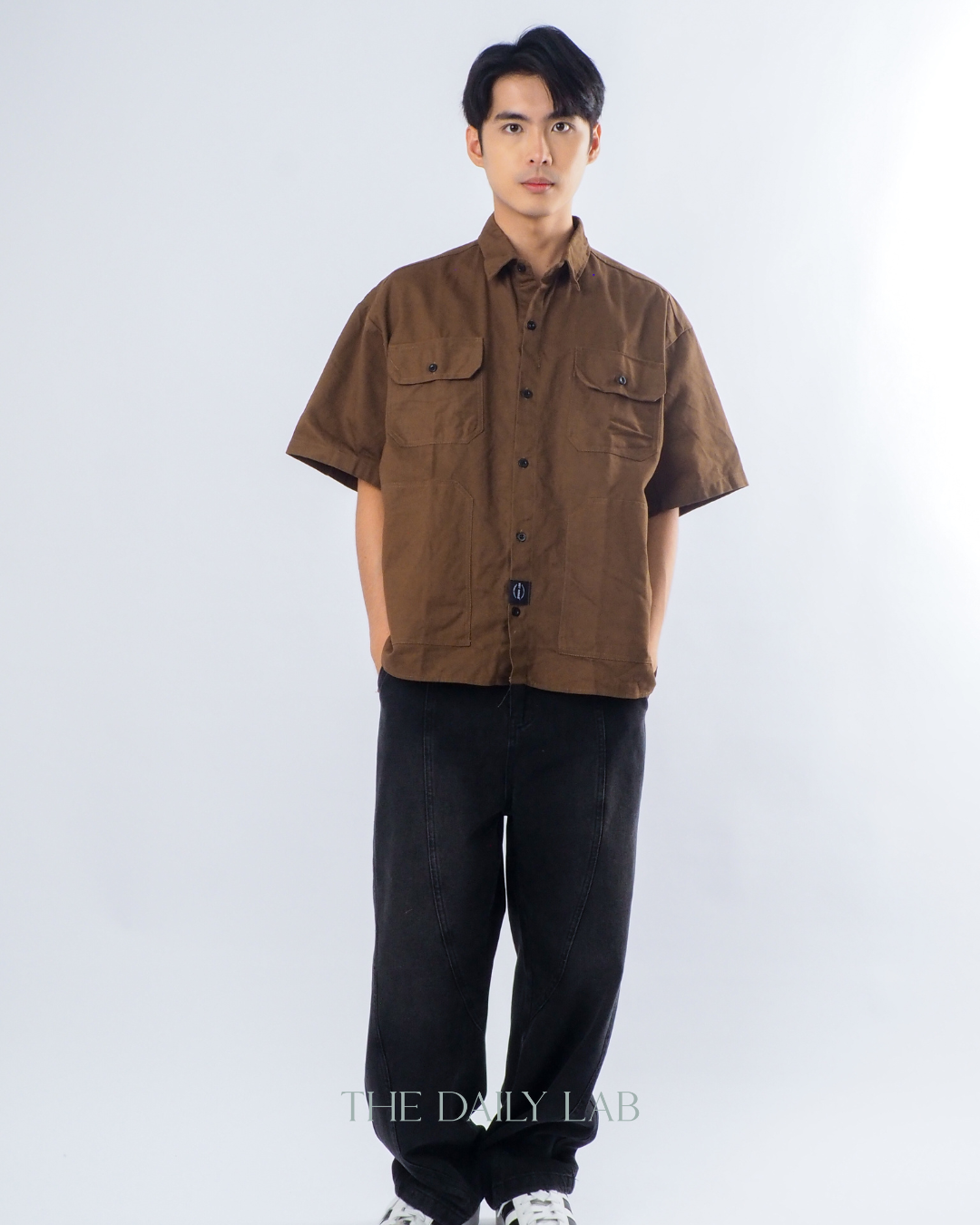 Japanese Vintage Plaid Denim Shirt