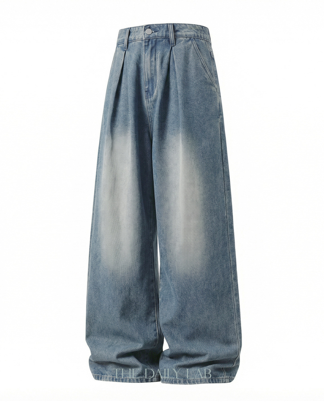 Vintage Structure Straight Denim in Blue