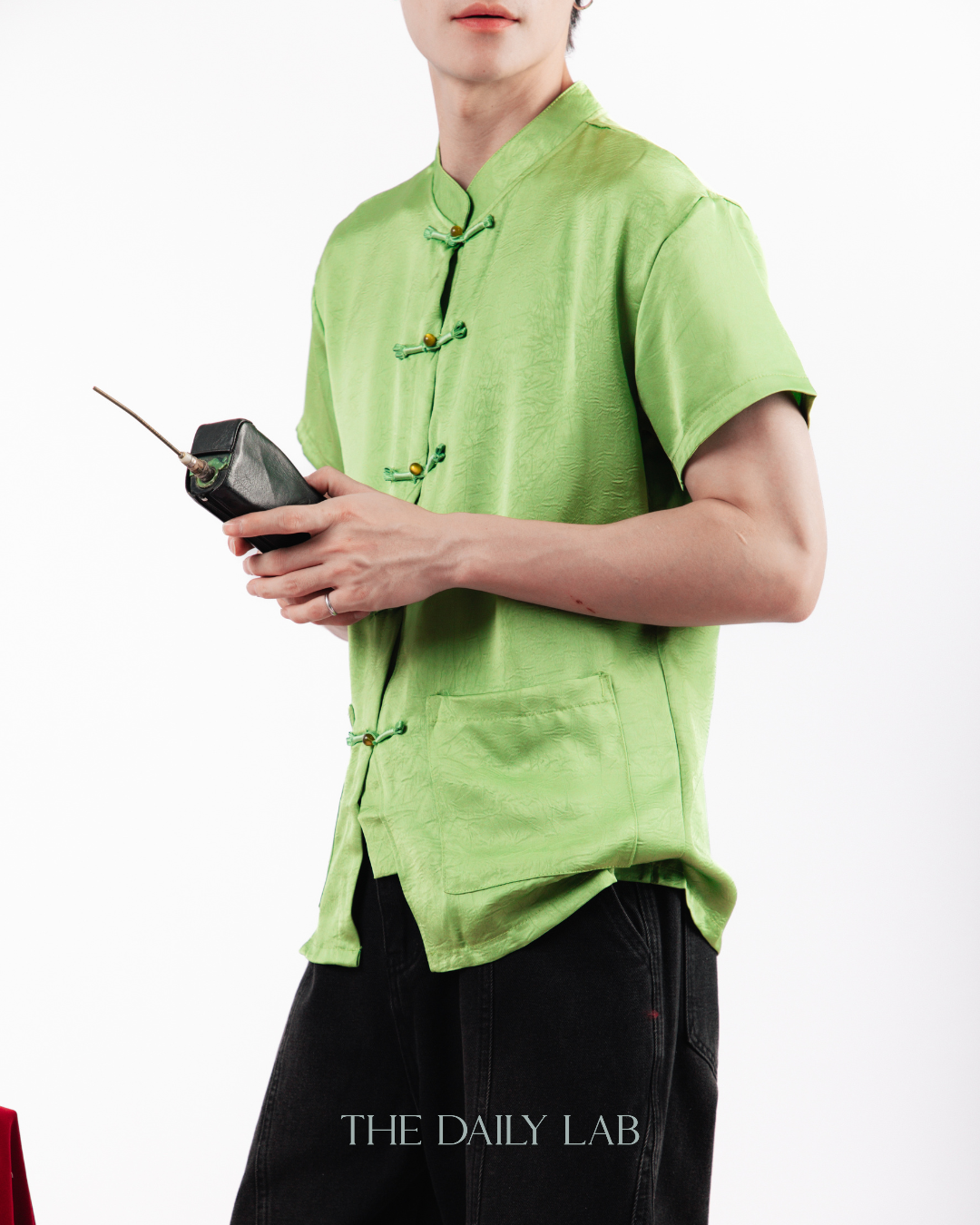 Crimson Knot Tang Shirt in Green