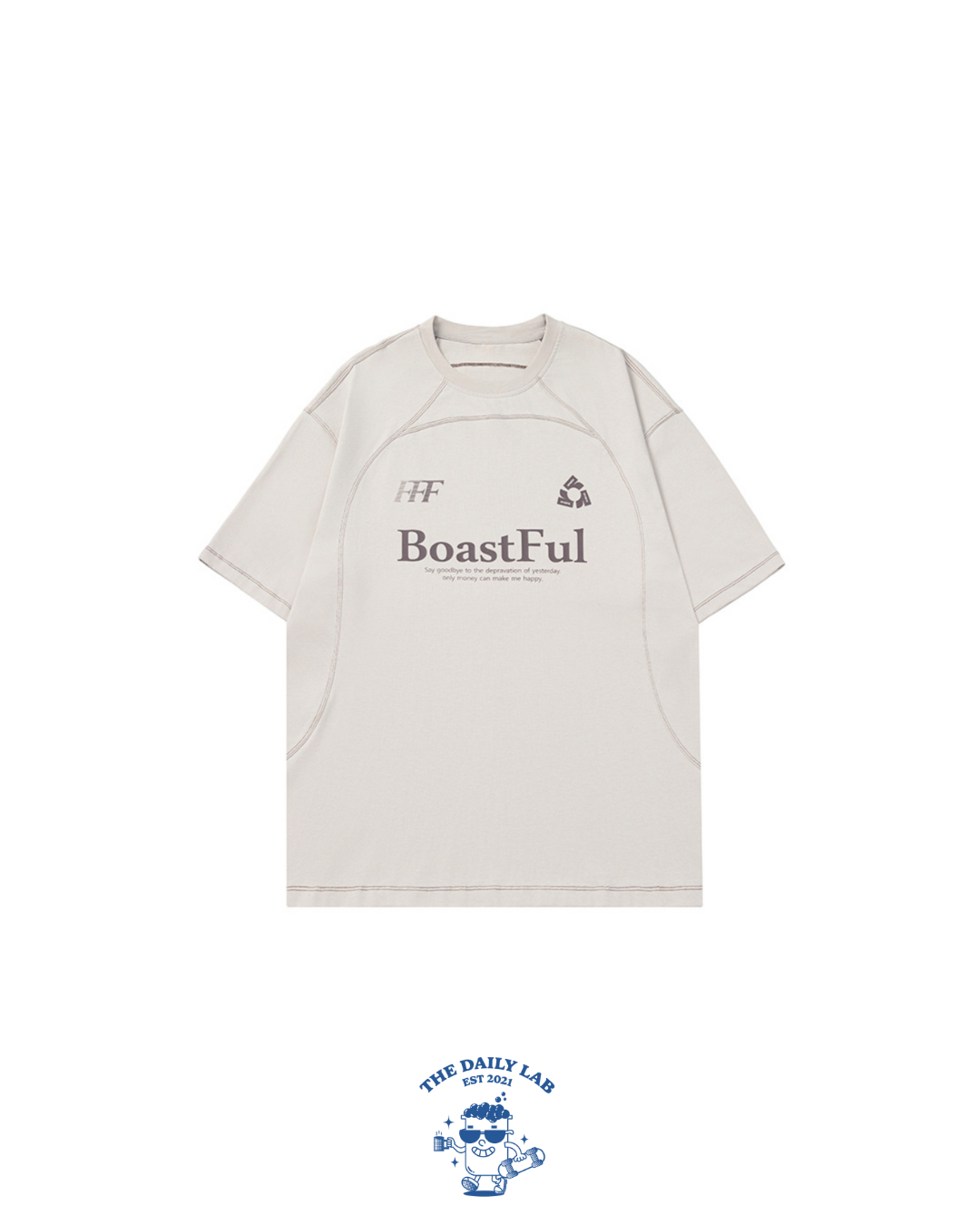 Boastful Cotton Tee in Khaki