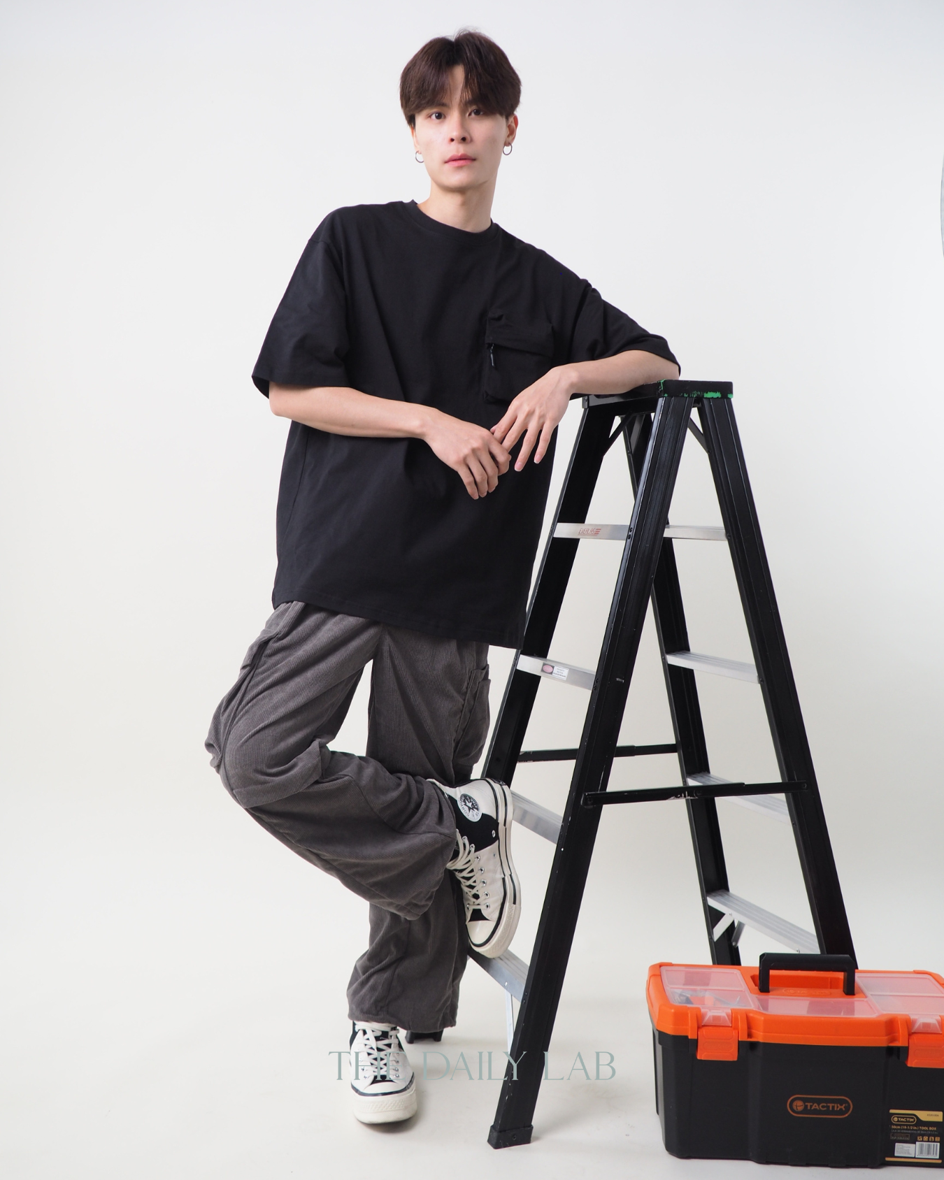 Pocketed Zipper Tee