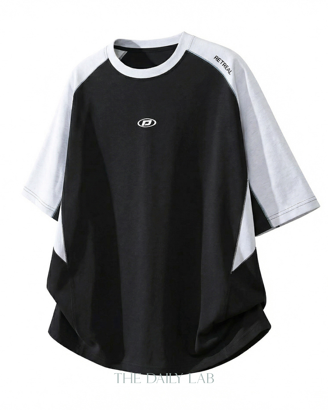 Get Real City Court Tee in Black White