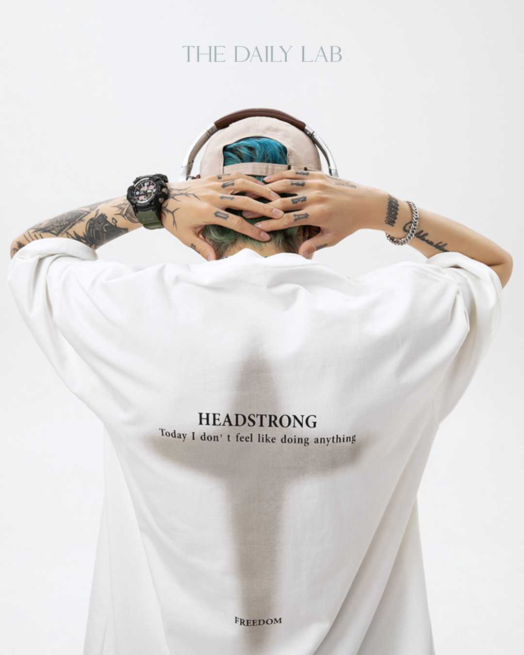 Headstrong Relaxed Tee in White