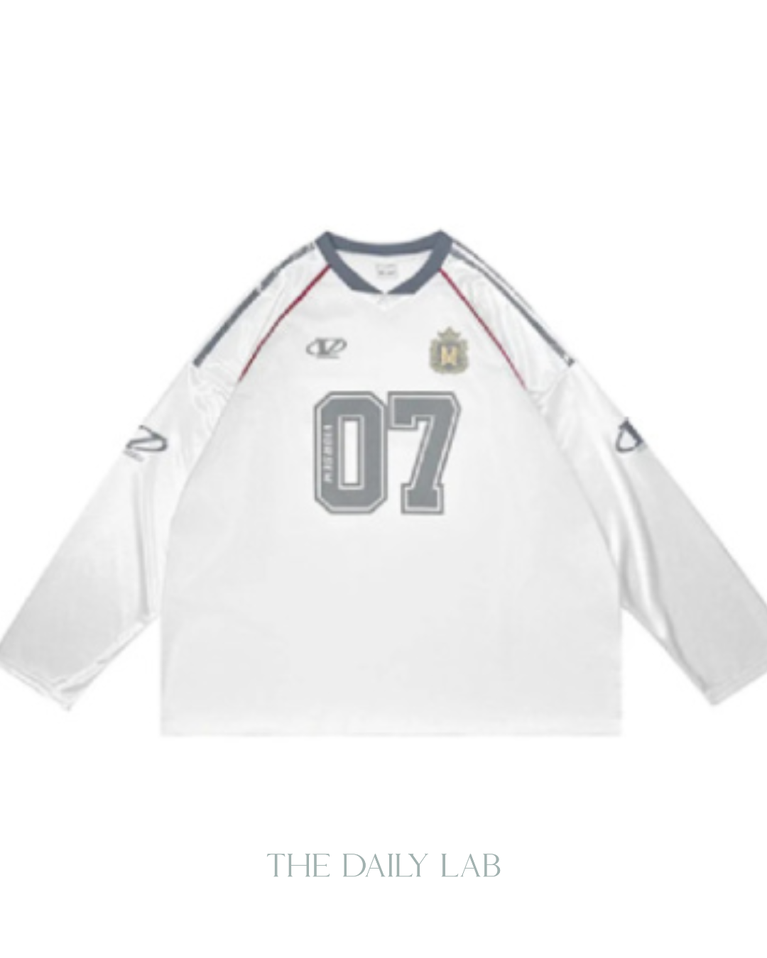 Vintage Mesh Long Sleeve Tee in White