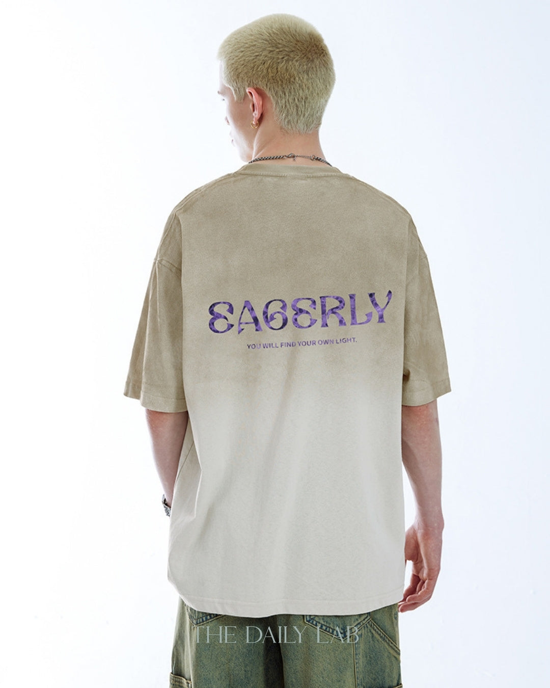 Eagerly Oversized Tee in Beige