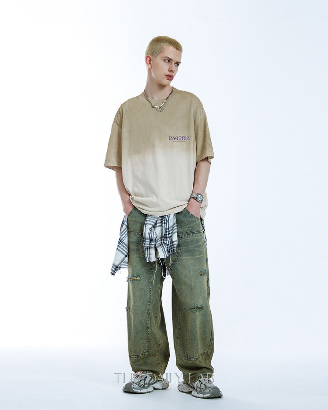 Eagerly Oversized Tee in Beige