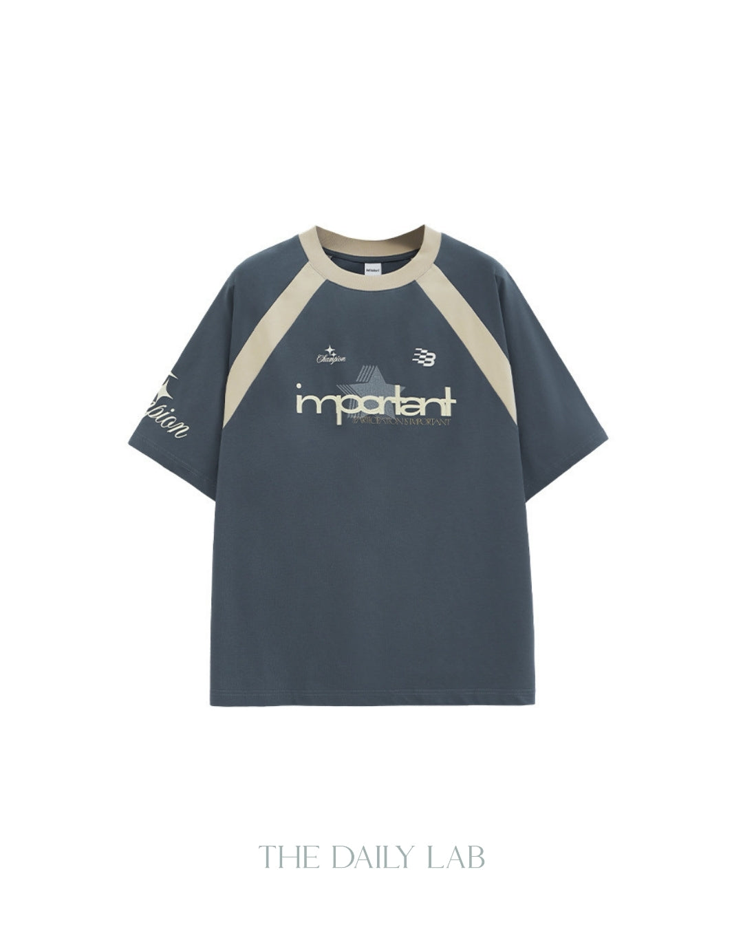 Classic American Casual Tee in Grey