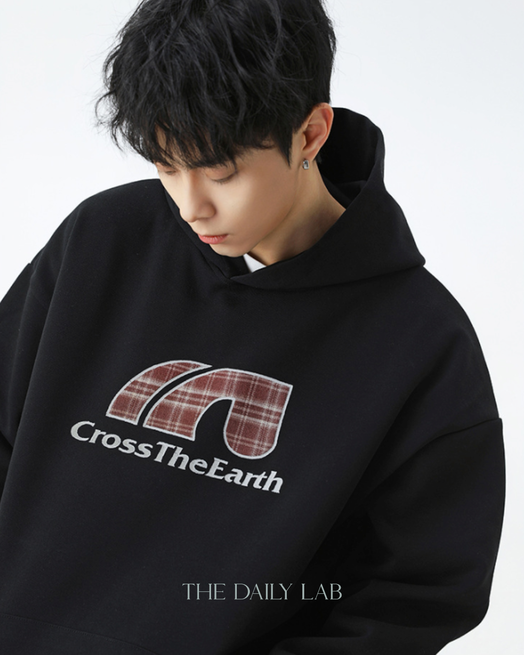 Cross The Earth Hoodie in Black
