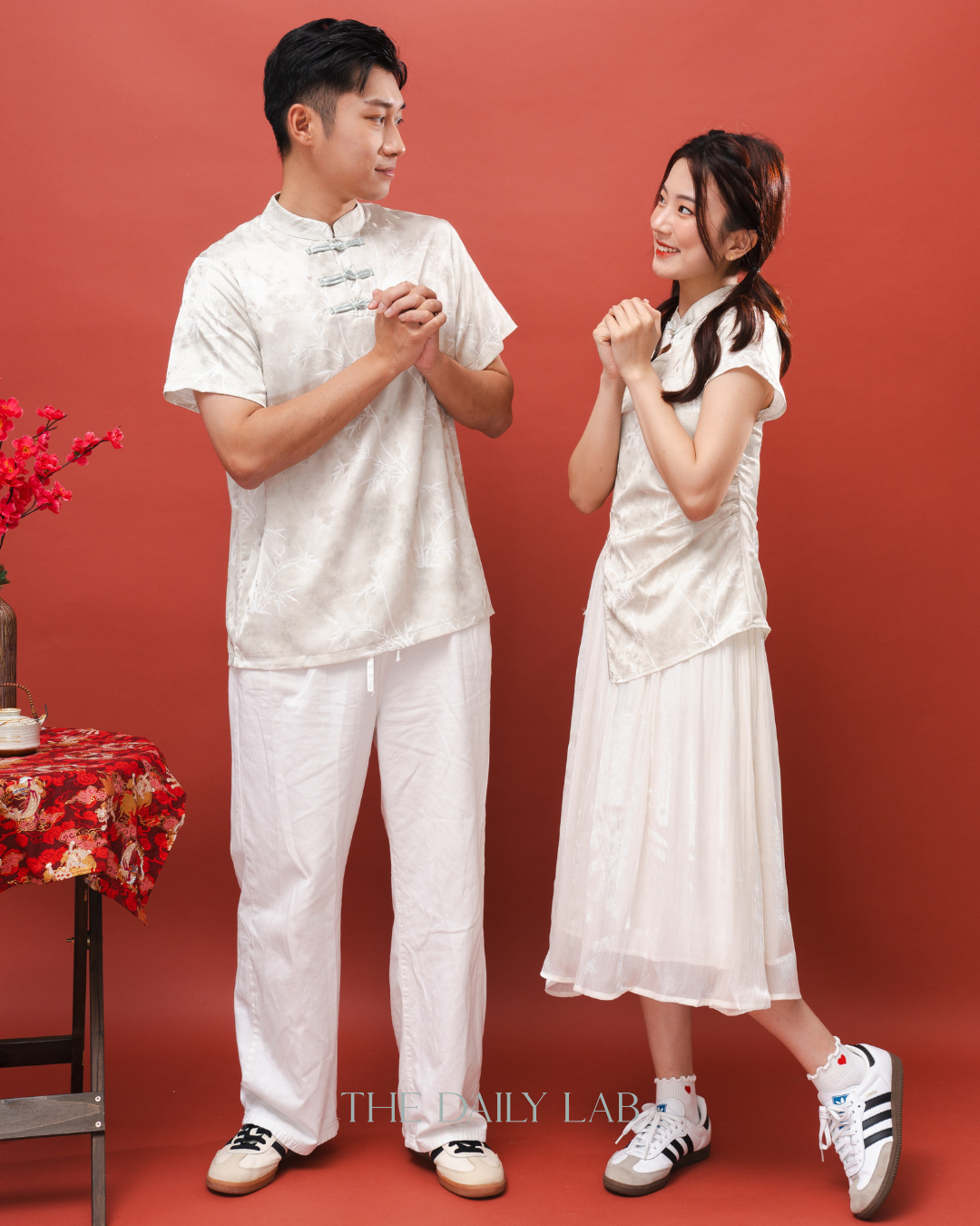 Mint Blossom Qipao Dress