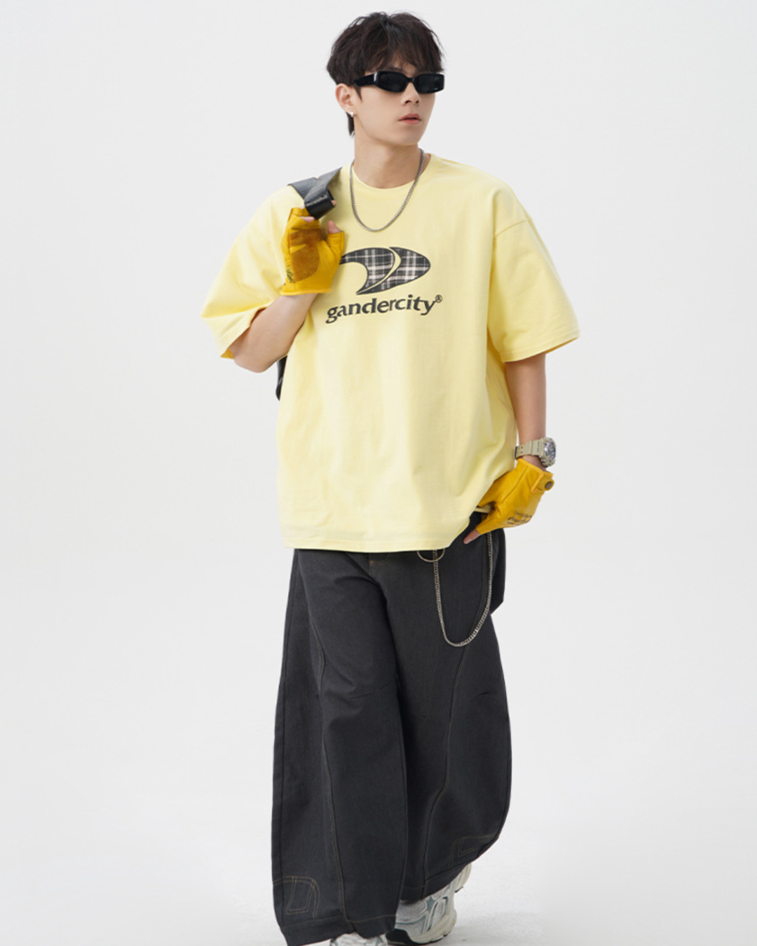 Gander Cotton Tee in Yellow