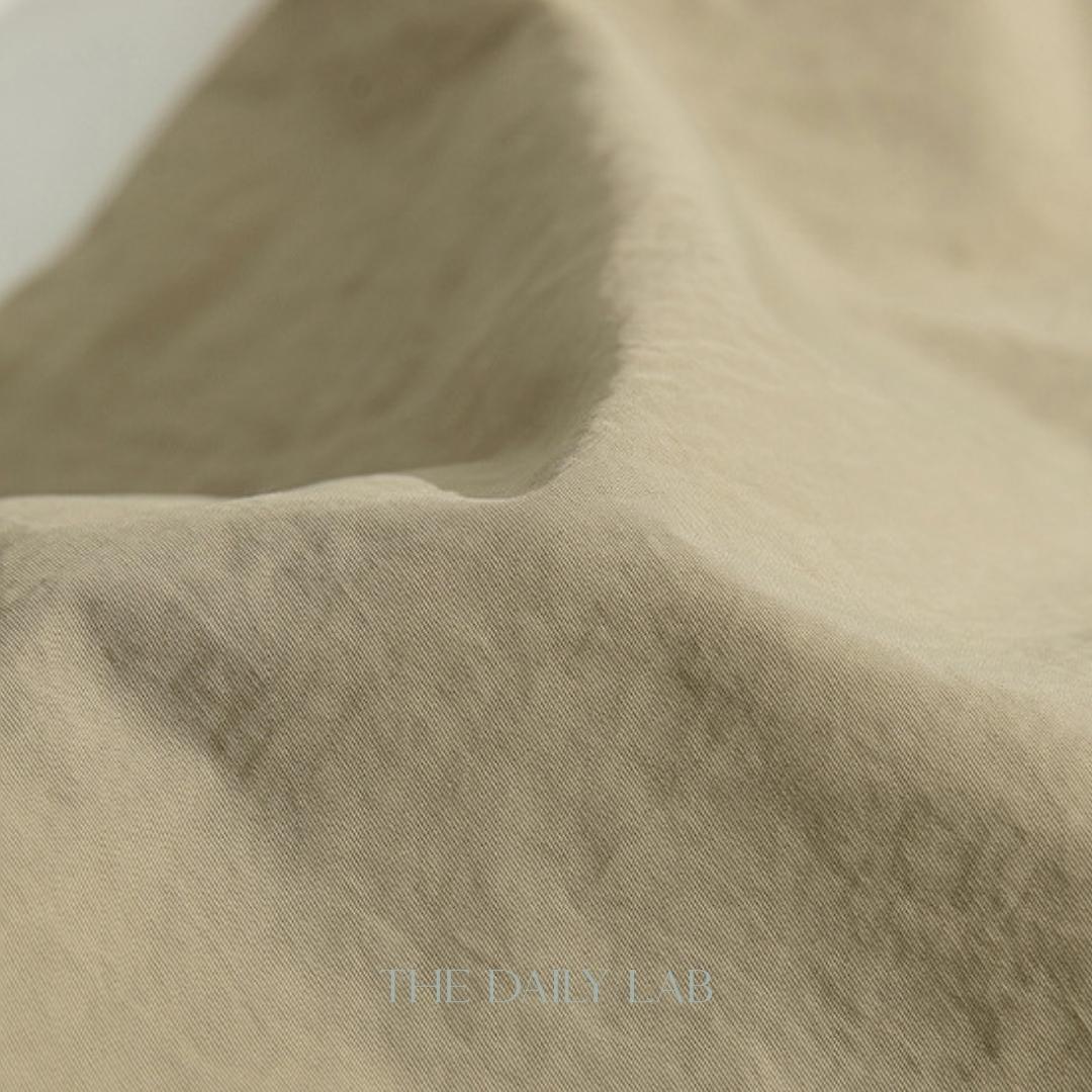 Taslon Relaxed Fit Long Pants in Khaki