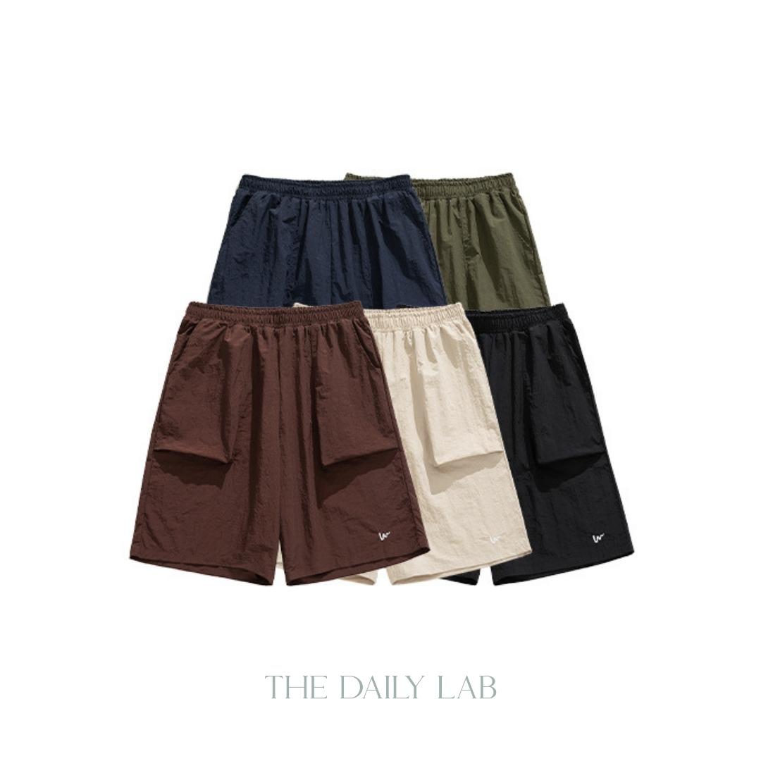 Wrinkles Casual Loose Fit Pants in Khaki