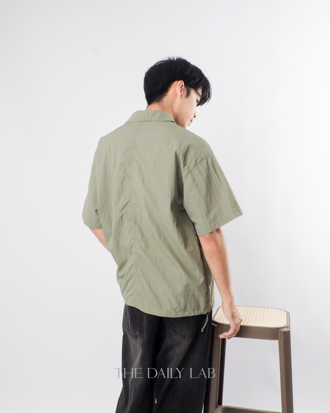 Solid Color Tech Shirt in Green