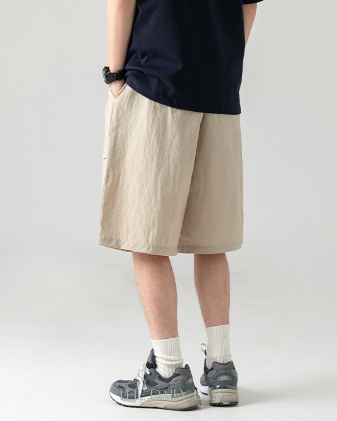 Taslon Cargo Shorts in Khaki