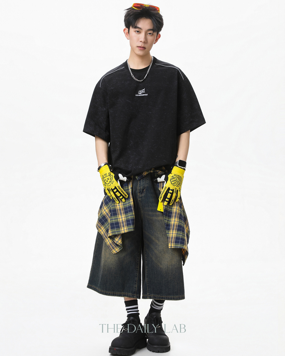 Vintage Fade Tee in Black