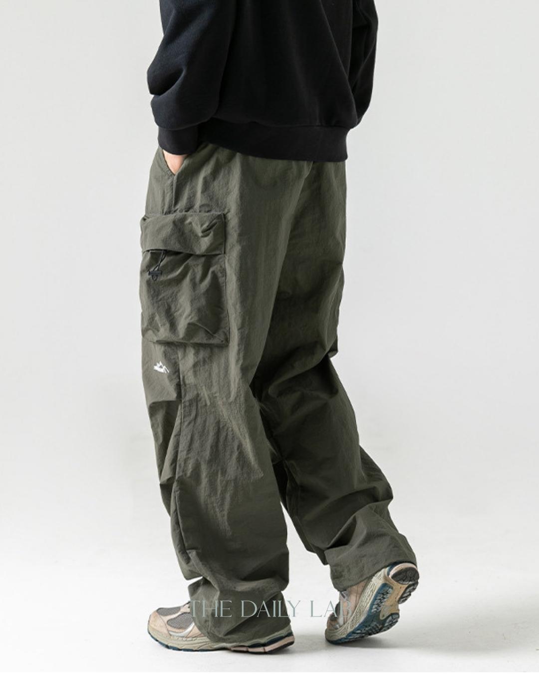 All Mountain Pocketed Cargo Trousers in Green