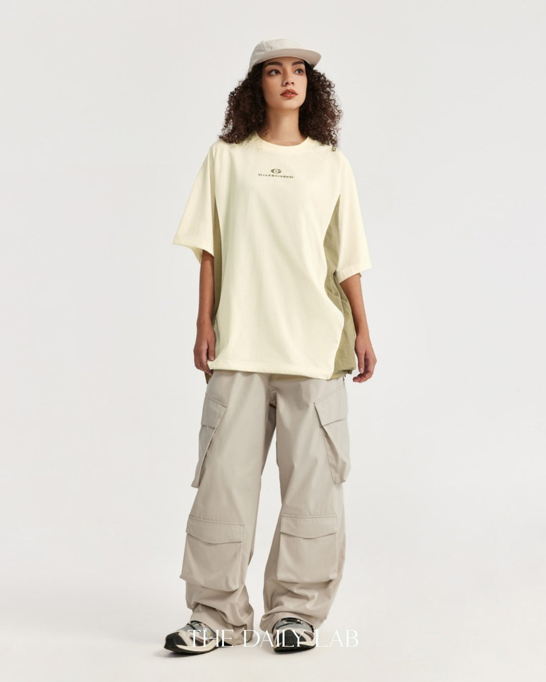 Troublemaker Loose Tee in Beige