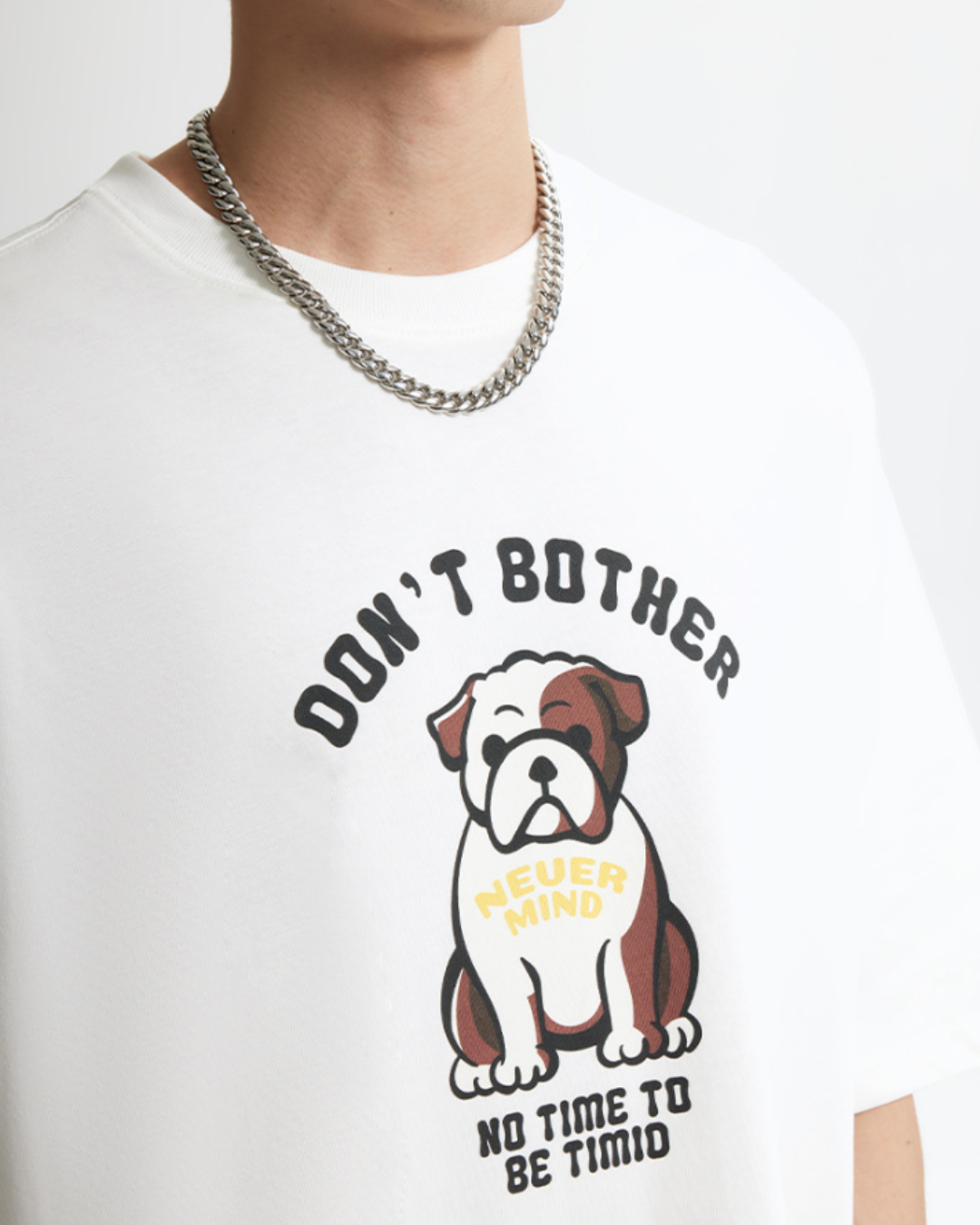 Don't Bother Tee in White