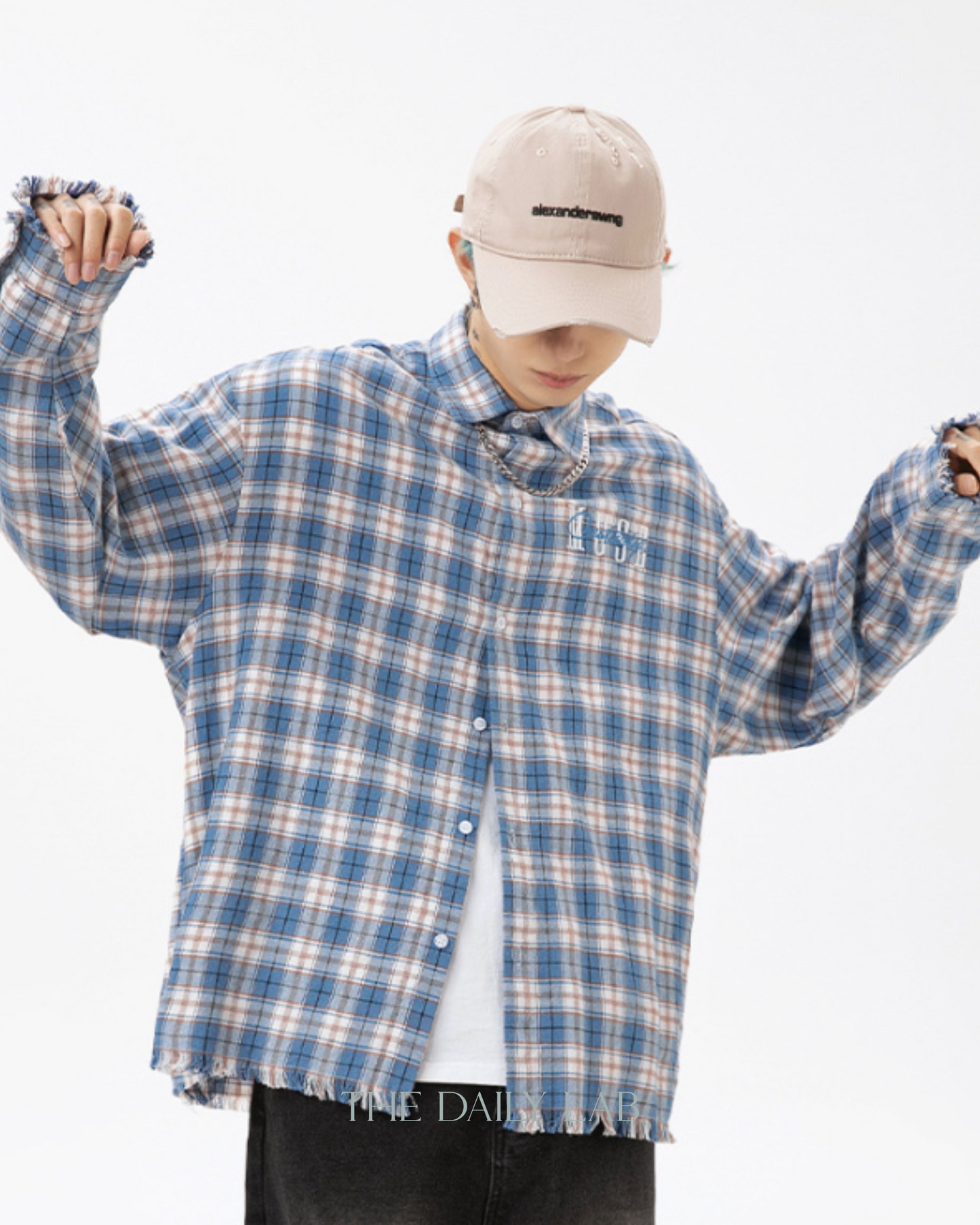 Vintage Checkered Shirt in Blue