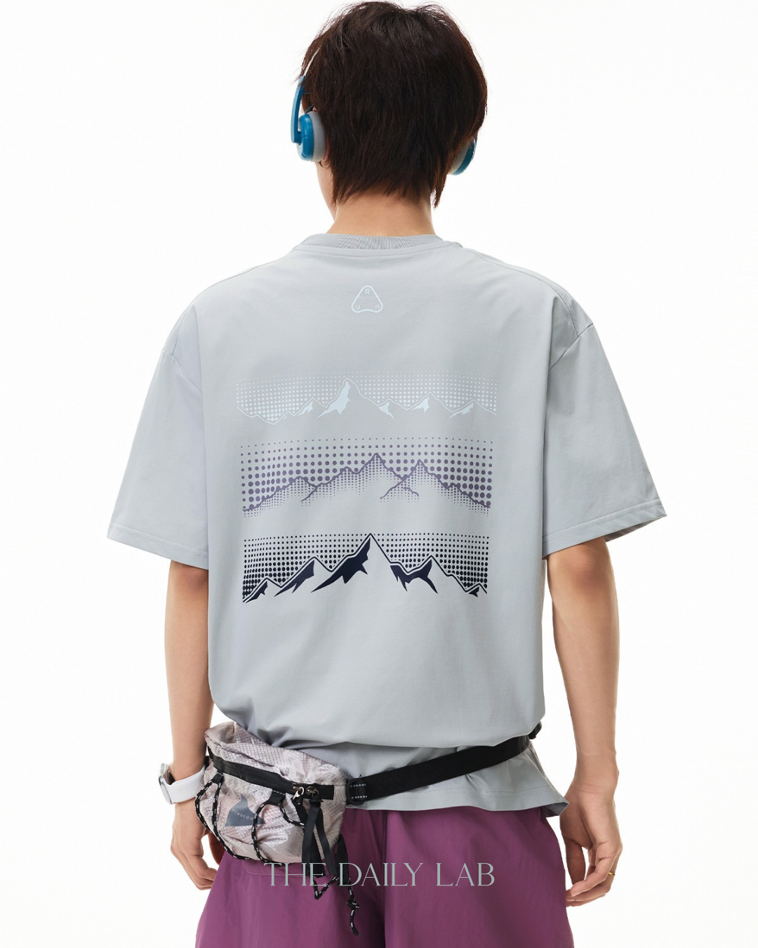 Peak Horizon Tee in Grey
