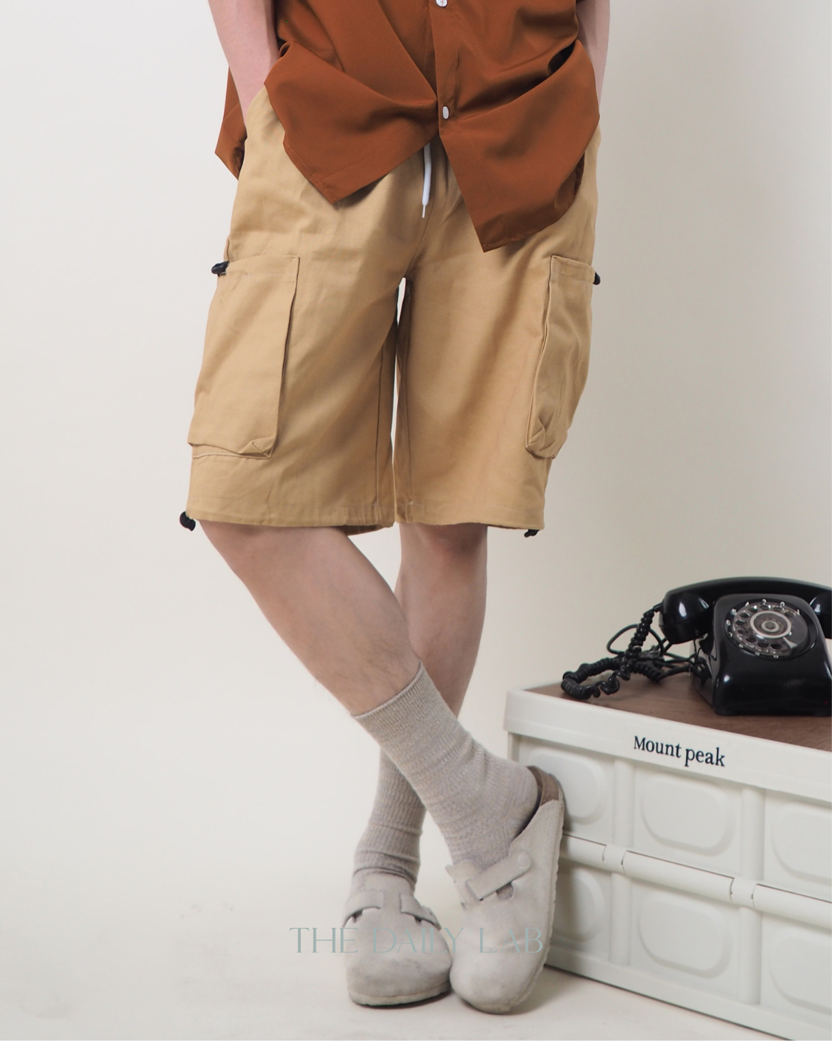 Cargo Pocketed Pants in Khaki