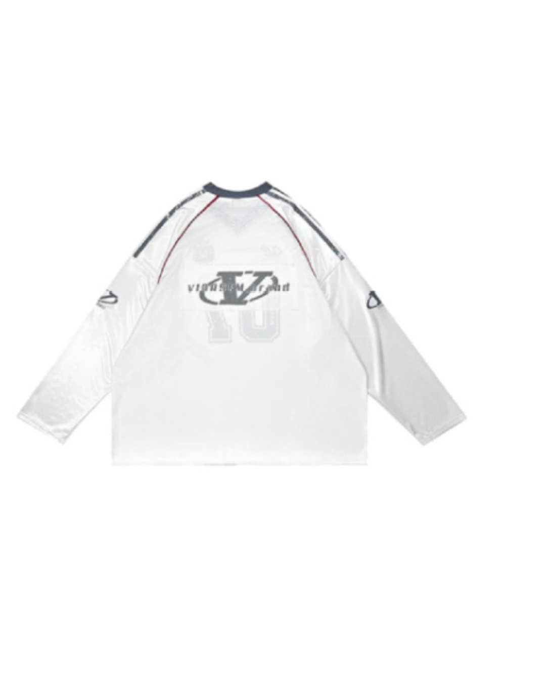 Vintage Mesh Long Sleeve Tee in White