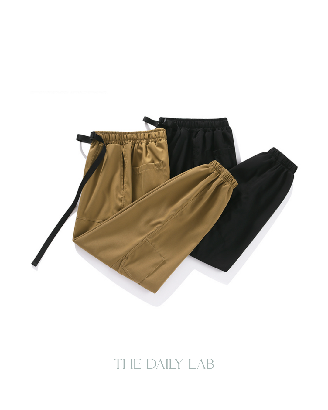 Vintage Webbing Belt Long Pants