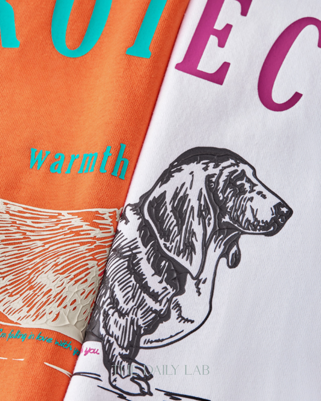 Vintage PROTECT Tee in Orange