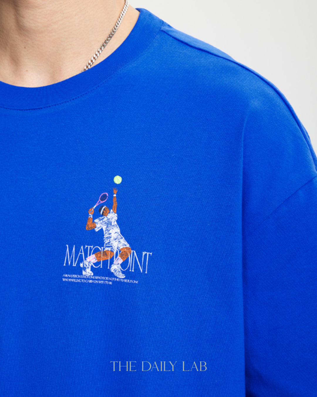 MATCHPOINT Graphic Tee in Blue
