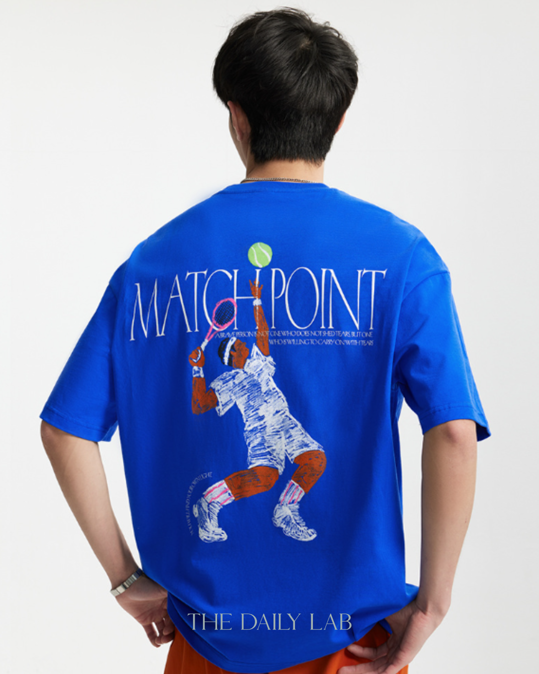MATCHPOINT Graphic Tee in Blue