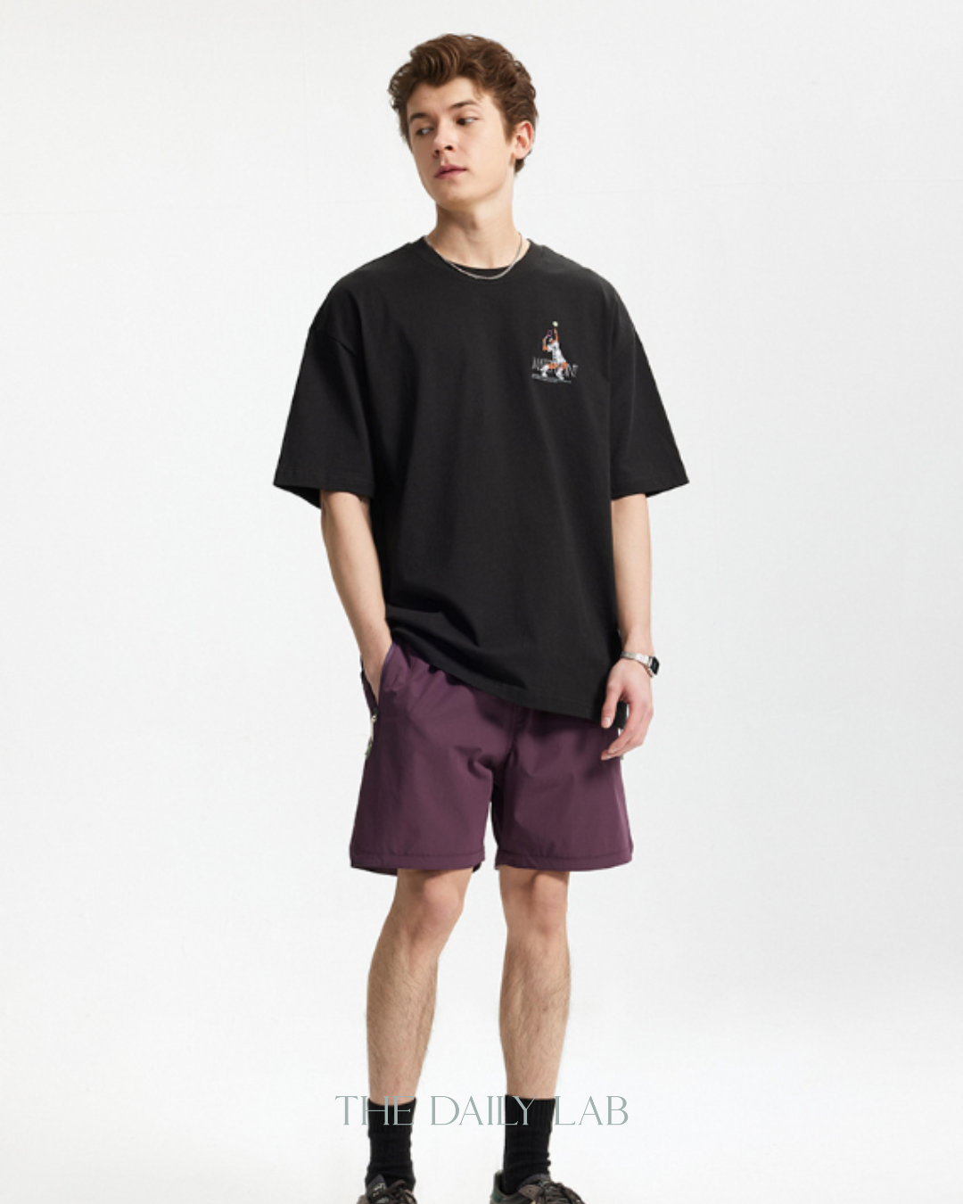 MATCHPOINT Graphic Tee in Black