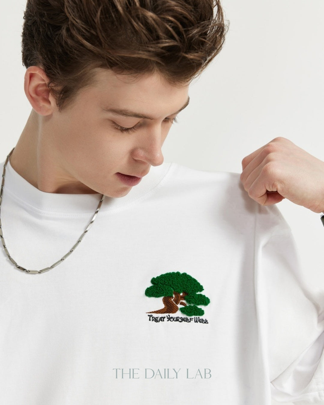 TREAT YOURSELF Tee in White