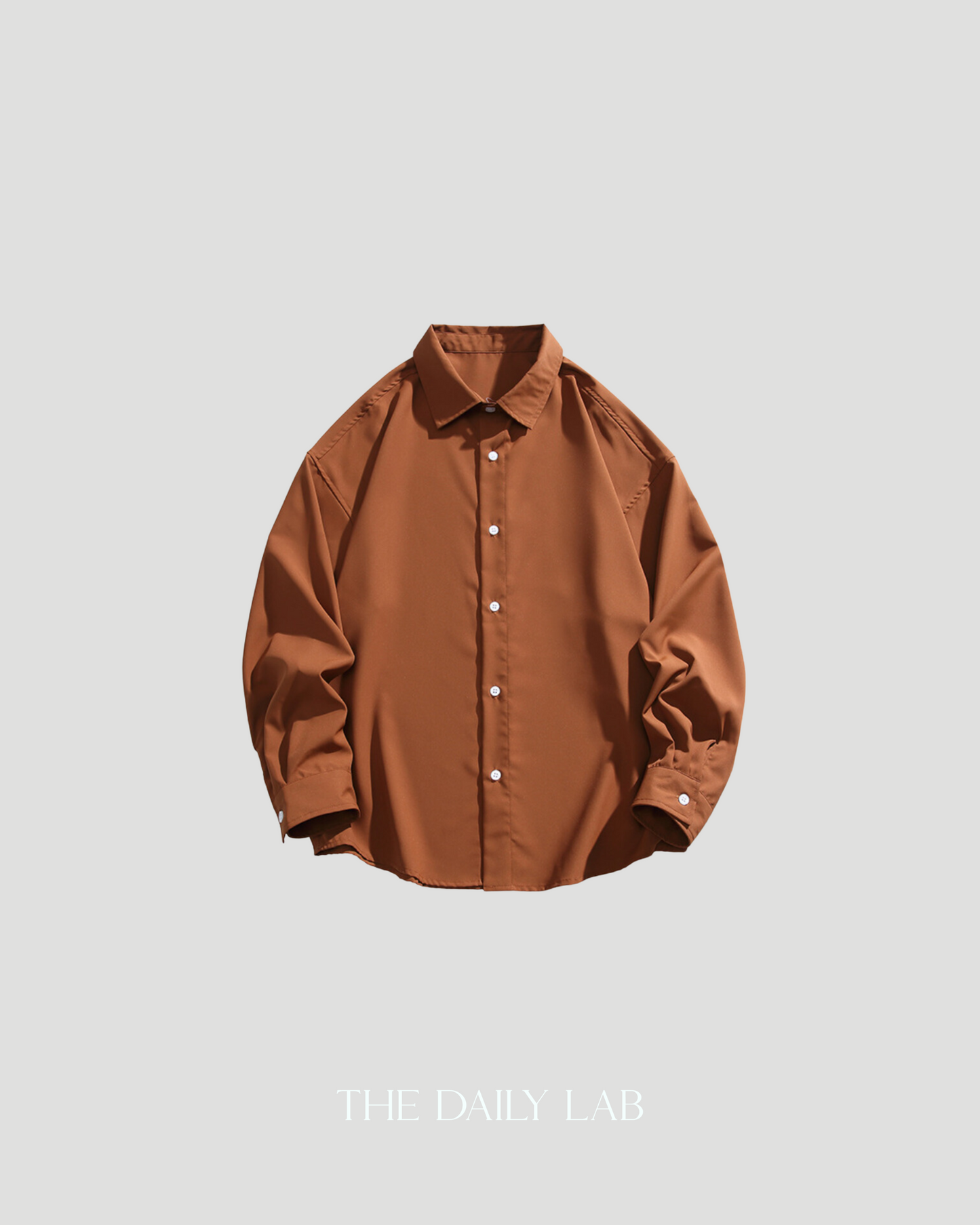 Urban Silk Swagger Shirt in Caramel