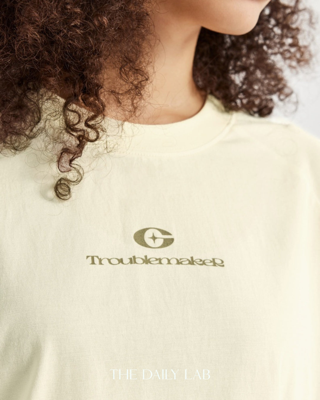 Troublemaker Loose Tee in Beige