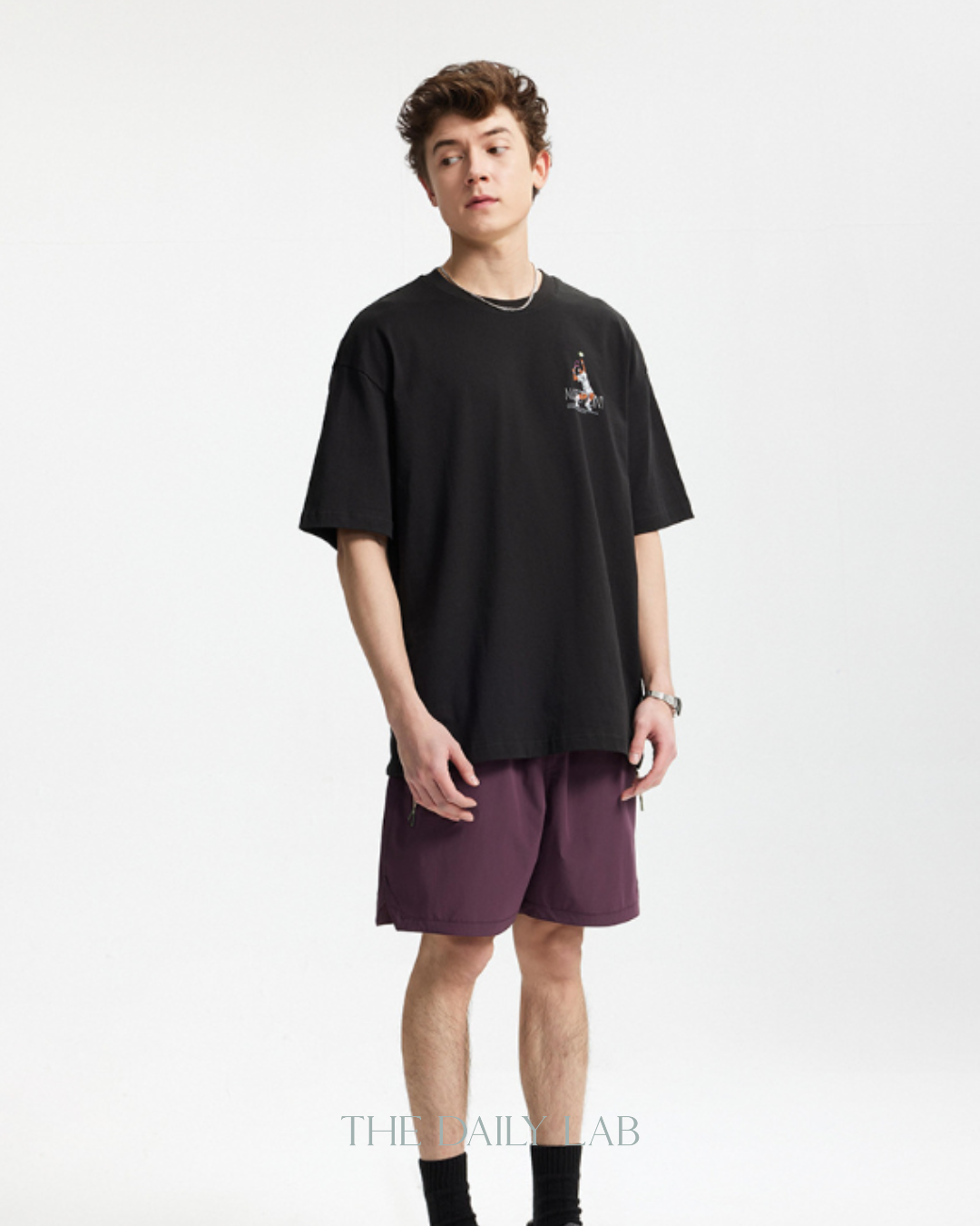 MATCHPOINT Graphic Tee in Black