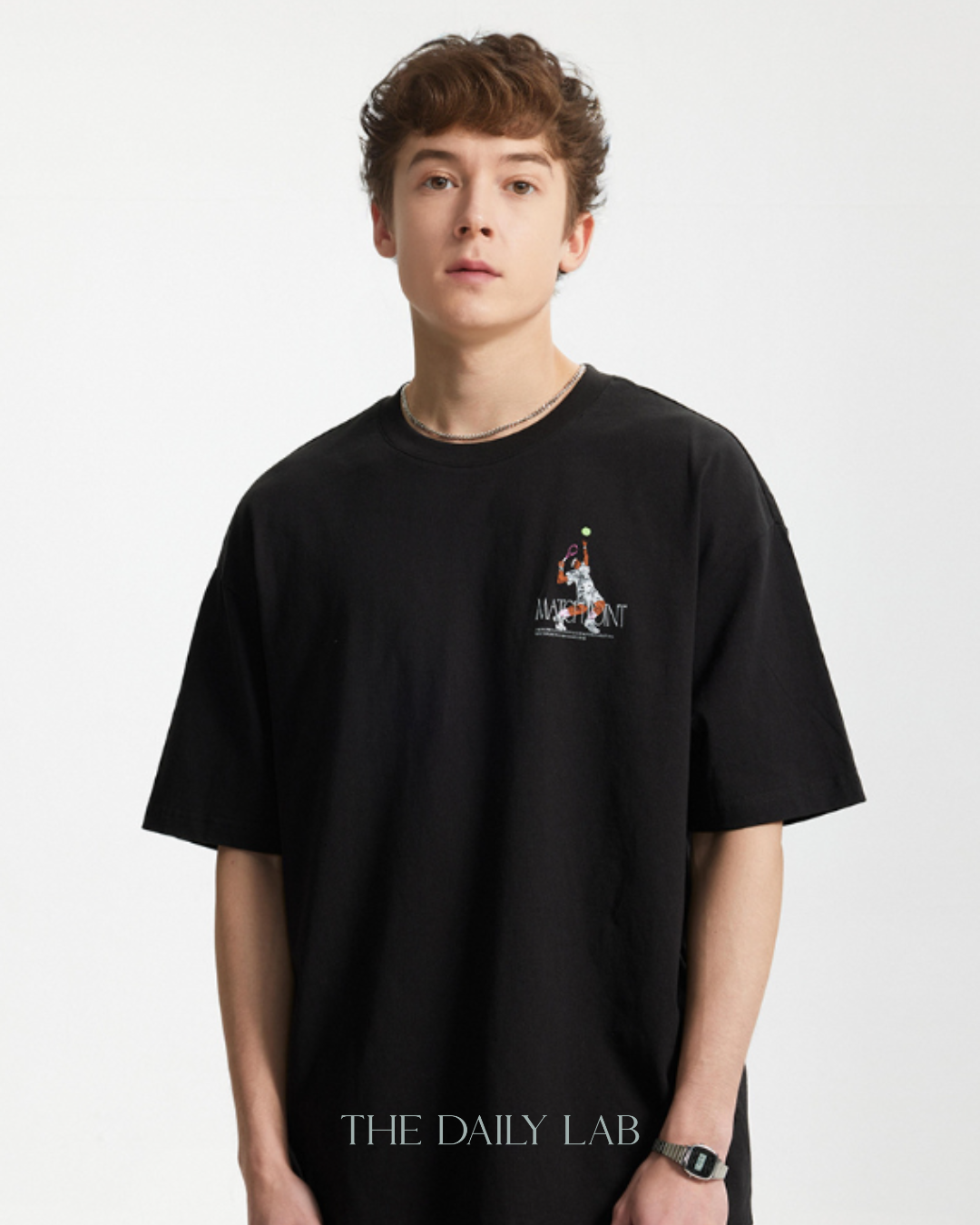 MATCHPOINT Graphic Tee in Black