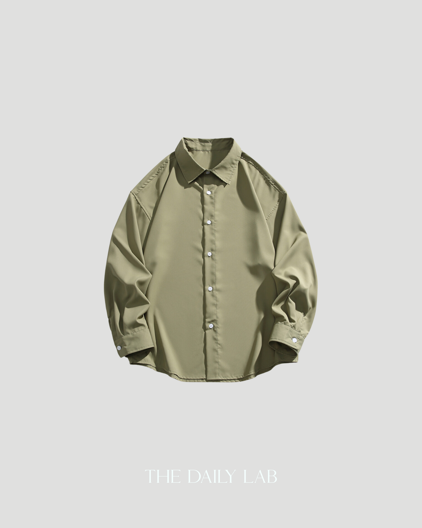 Urban Silk Swagger Shirt in Light Green